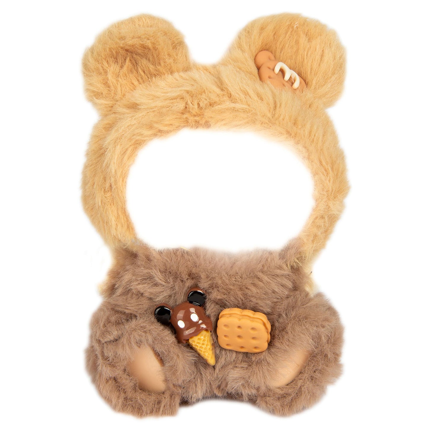 Plush Doll Clothes for Labubu Halloween - Cute Animal 17cm Dolls Clothing, Premium Doll Accessories for Labubu Pumpkin Outfit for Display - Halloween Pumpkin Costume (Clothes Only)