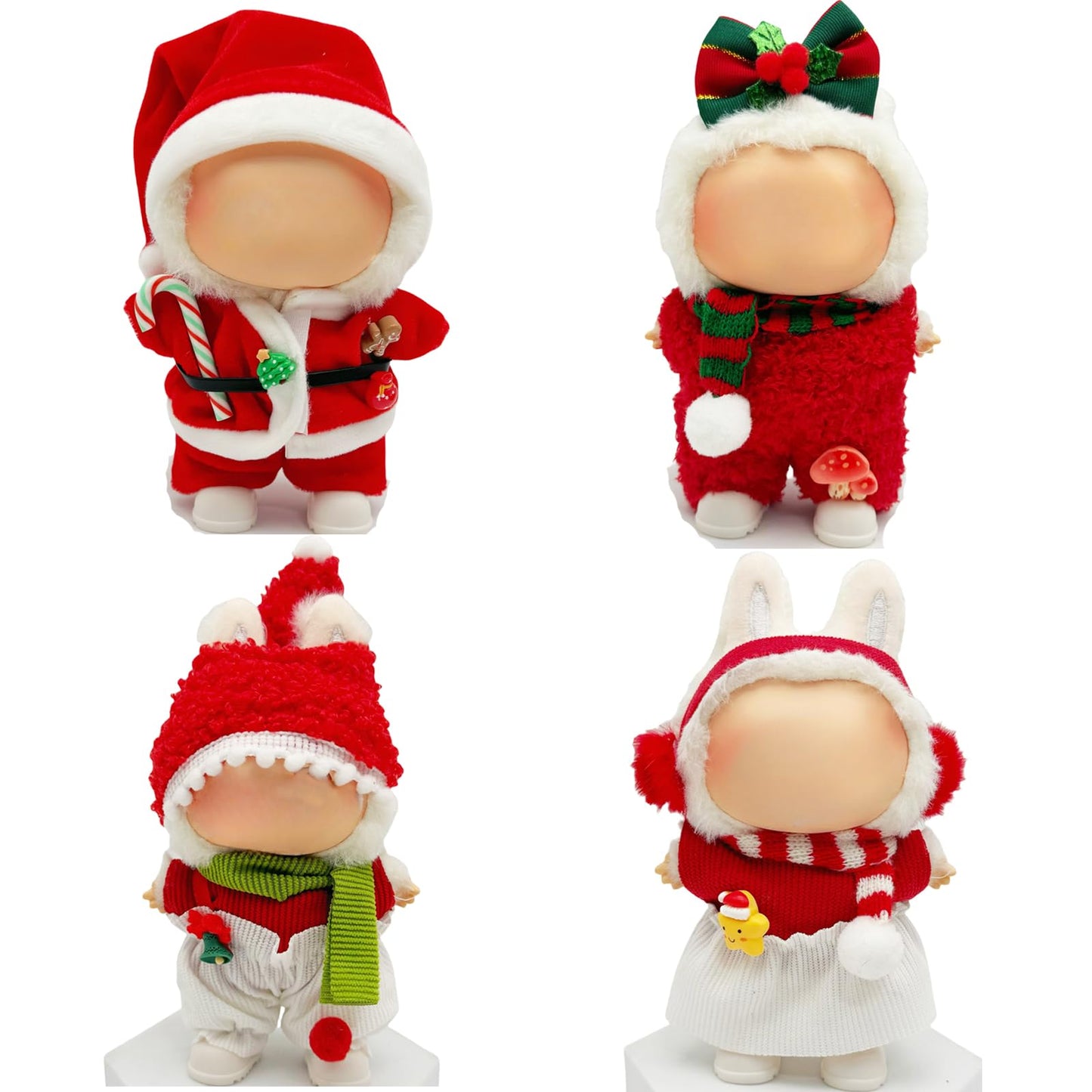 Doll Outfit Clothes Set for 17cm Dolls, Premium Fashion Hat Overalls Sweater Bag Dress Jumpsuit for Dolls Accessories (NO Doll) (Halloween Pumpkin)