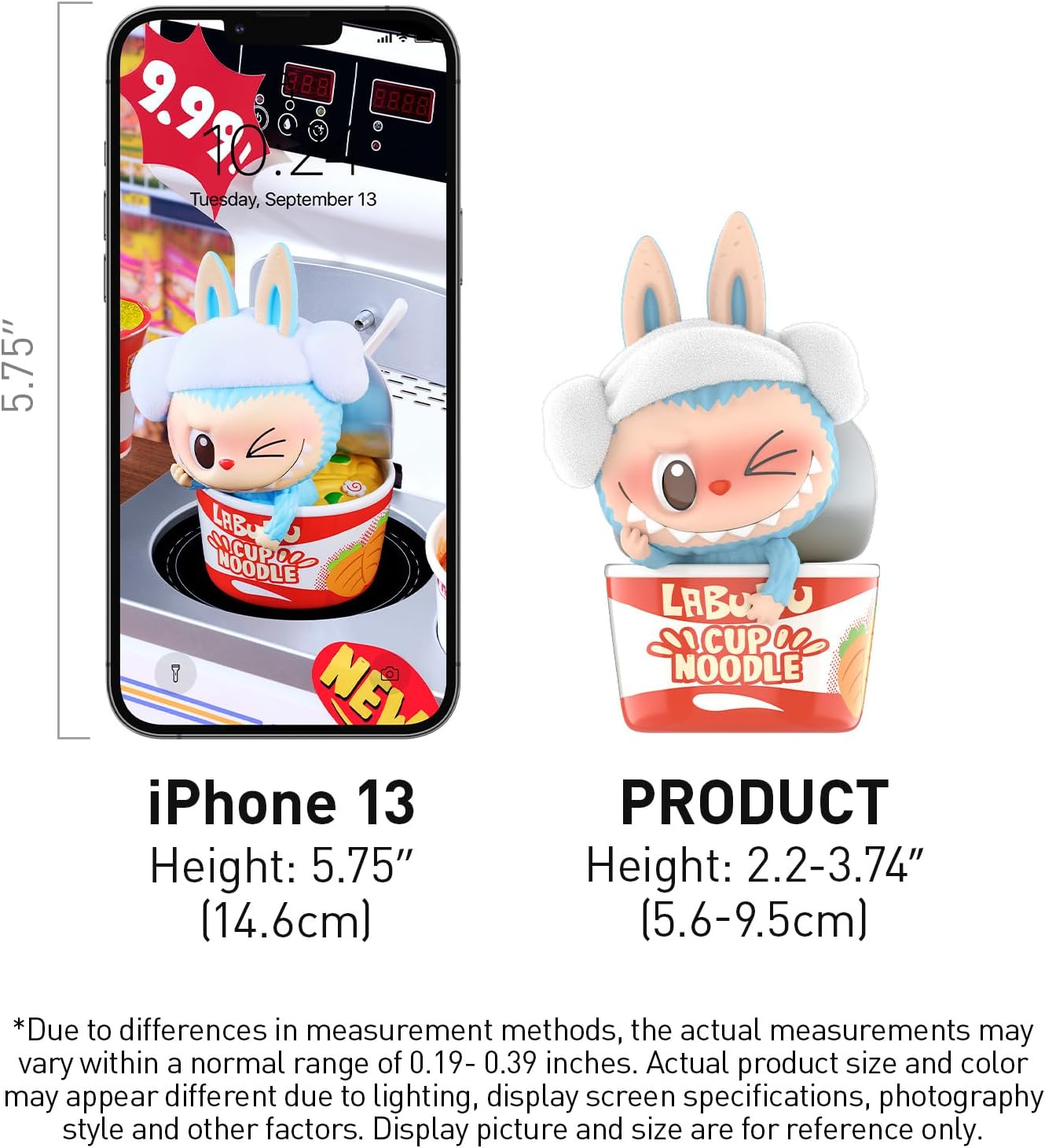 POP MART The Monsters Wacky Mart Series Blind Box Figures, Random Design Action Figures Collectible Toys Home Decorations, Holiday Birthday Gifts for Girls and Boys, Whole Set