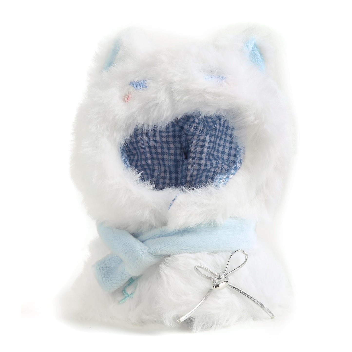 Plush Doll Clothes for Labubu Halloween - Cute Animal 17cm Dolls Clothing, Premium Doll Accessories for Labubu Pumpkin Outfit for Display - Halloween Pumpkin Costume (Clothes Only)