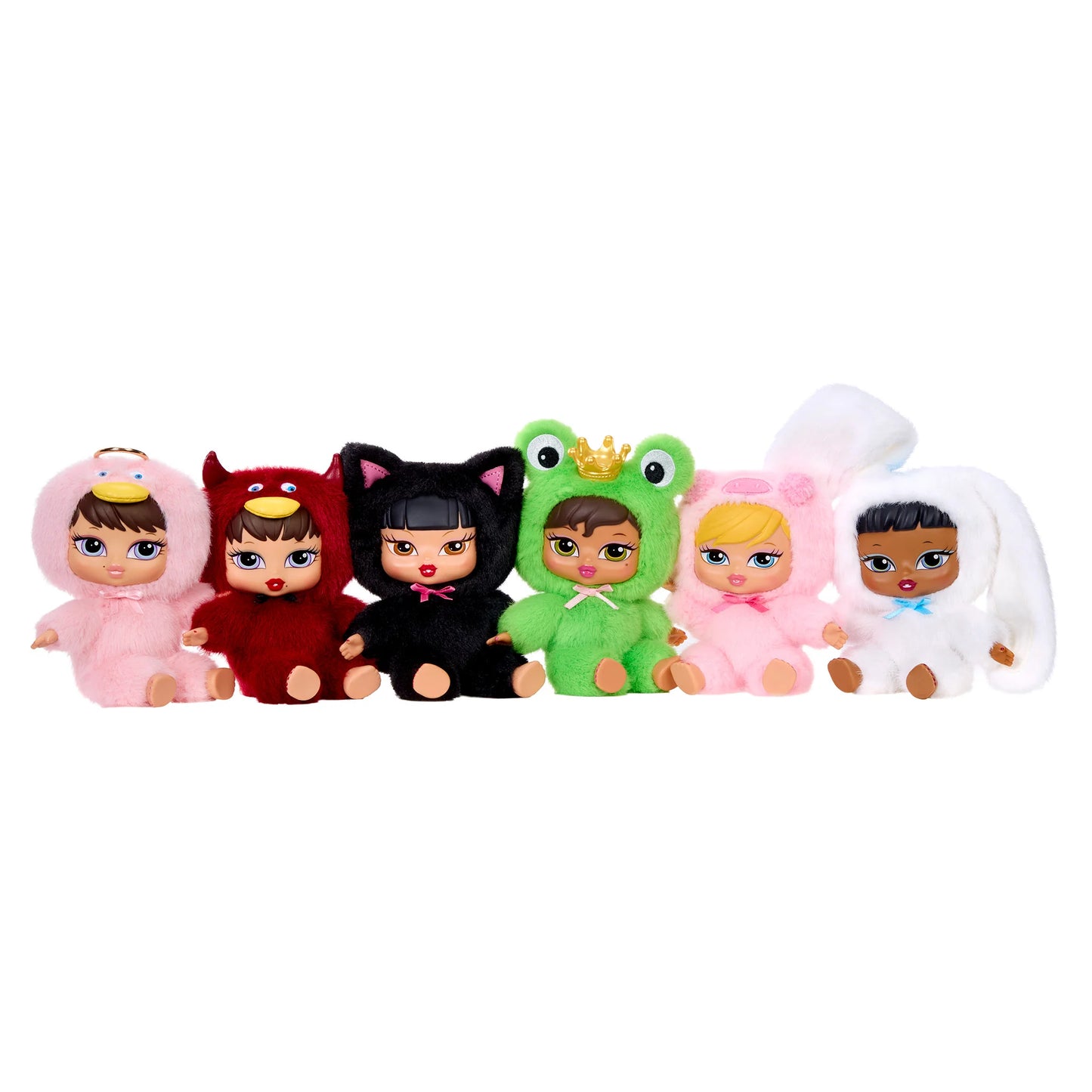 Labubu Bratz Bratziez Iconz Seriez Plush Keychain Blind Box