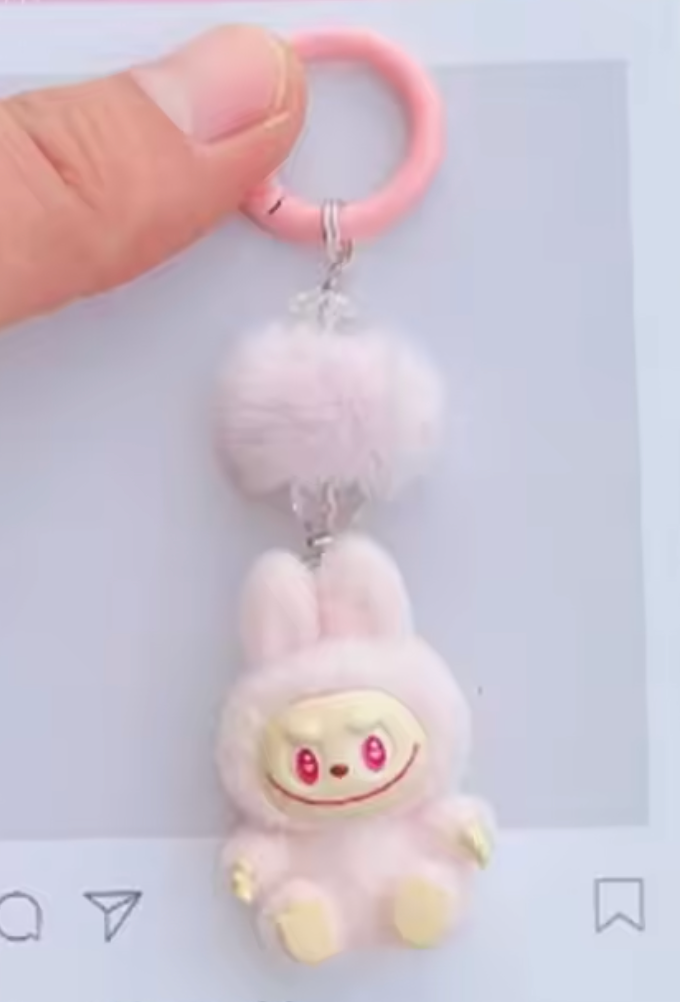 Cute Keychain Cartoon Key Chain for Bag Charms Handbag Purse Backpack Accessories -Gift for Women Girl