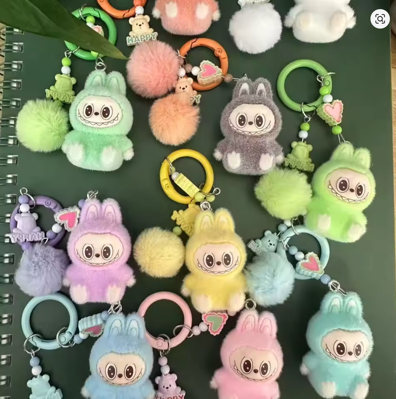 Cute Keychain Cartoon Key Chain for Bag Charms Handbag Purse Backpack Accessories -Gift for Women Girl