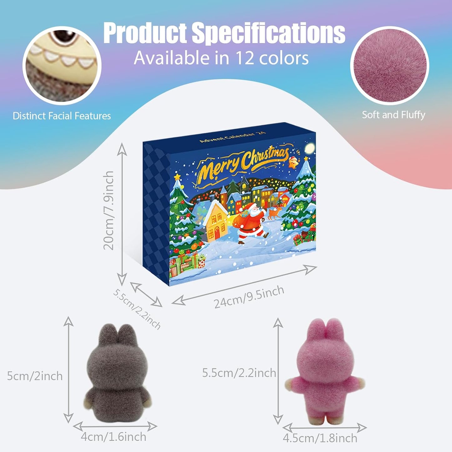 Advent Calendar 2025 for Kids,24-Day Christmas Countdown Calendar with, Collectible Surprises,Christmas Party Favors, Festive Gift Pack for Boys & Girls