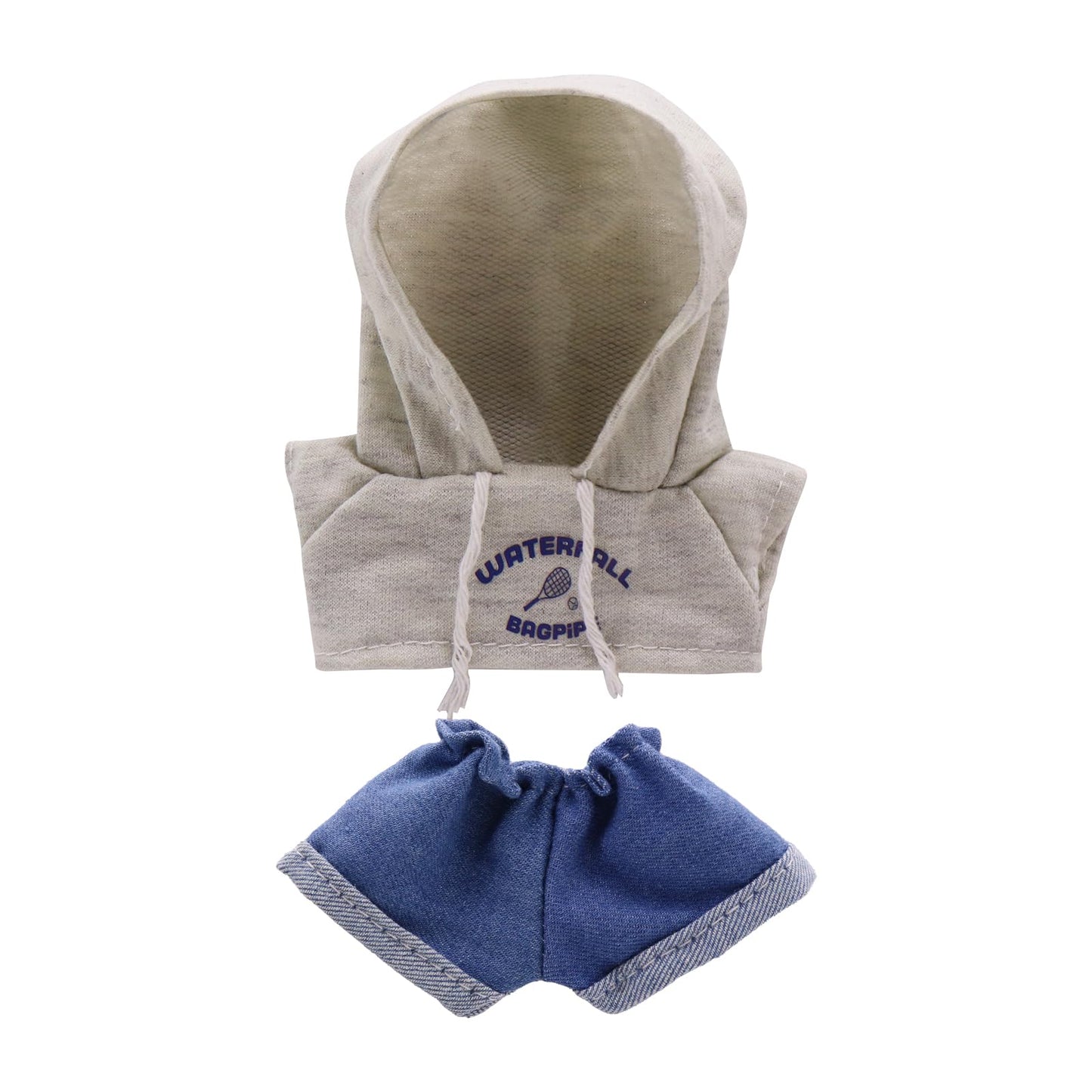 5-Pack Clothes Set Designed for Labubu Clothes with Accessories Set, Includes 6 Mini Accessories, Display Bag, Clothes Rack, Headphones, Camera, Sunglasses, Shoes Accessories for Labubu - Style A