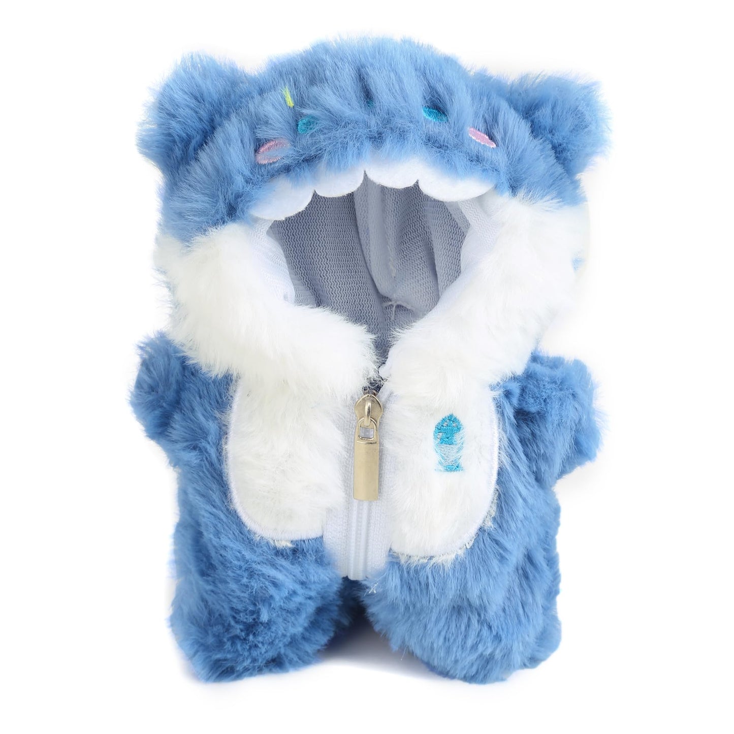 Plush Doll Clothes for Labubu Halloween - Cute Animal 17cm Dolls Clothing, Premium Doll Accessories for Labubu Pumpkin Outfit for Display - Halloween Pumpkin Costume (Clothes Only)