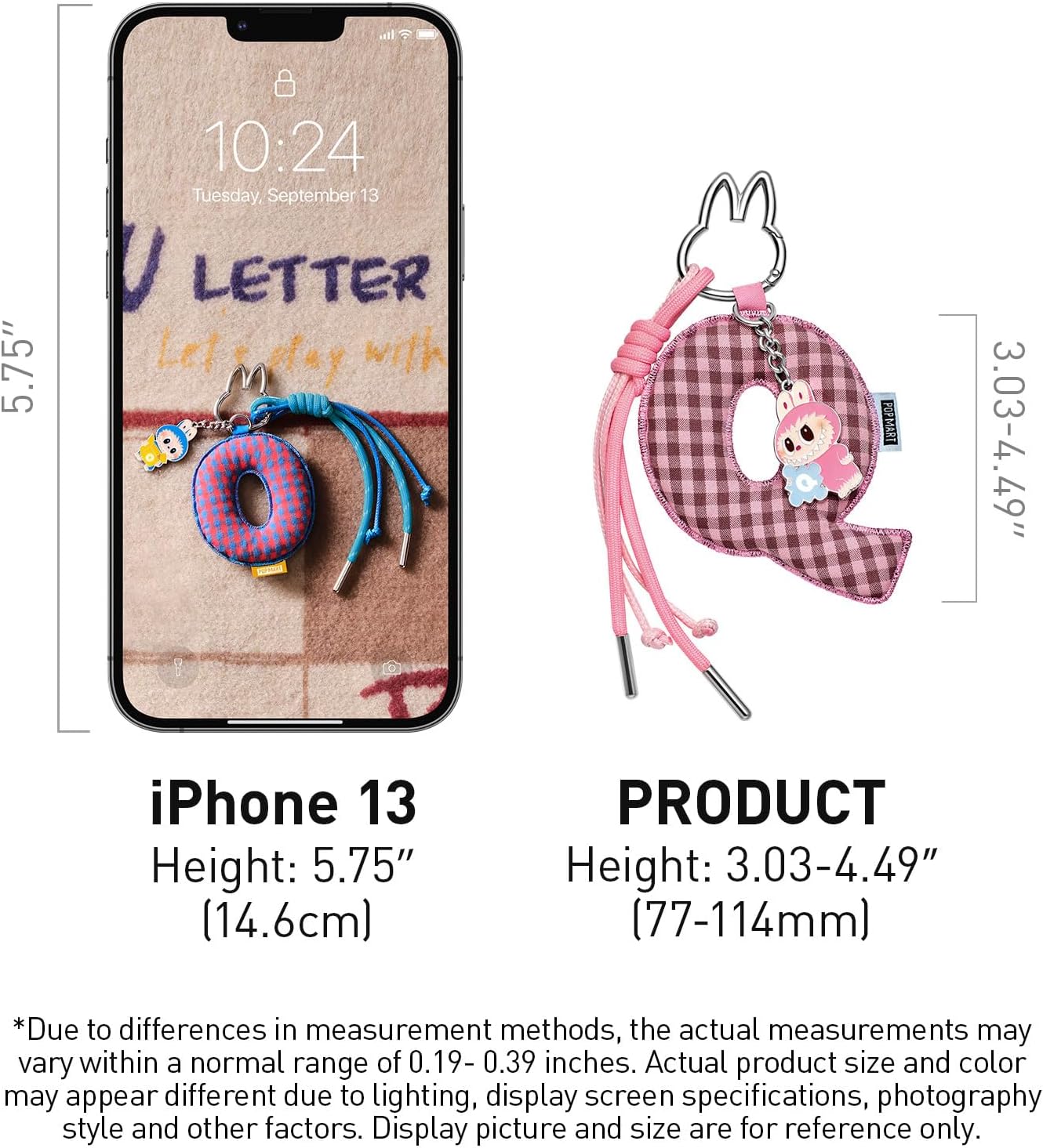 THE MONSTERS Pin for Love Series- Letter Pendant Blind Box (N-Z)