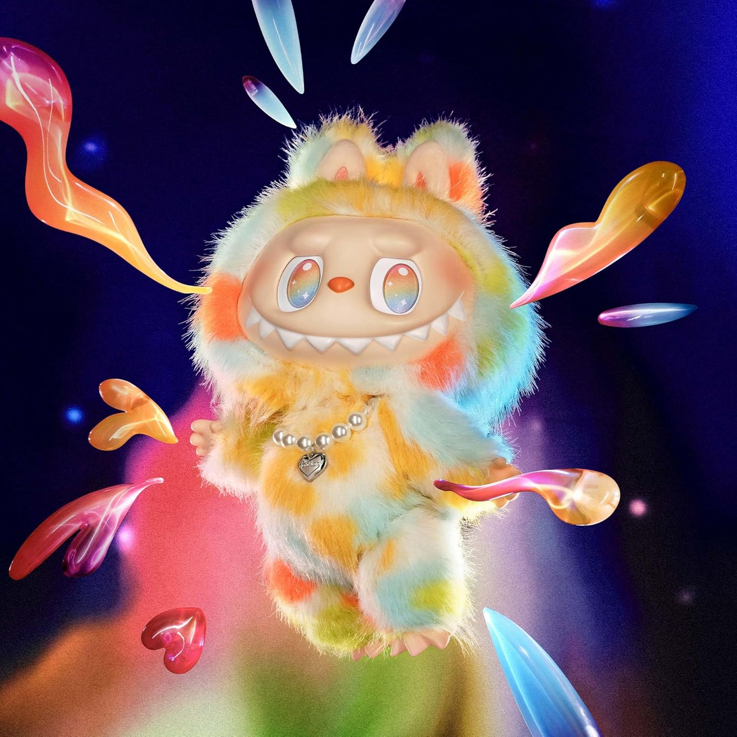 The Monsters Rock The Universe Vinyl Plush Doll, 14.57 inches Height, Toys for Modern Home Decor, Gift for Girlfriend Daughter, 1PC