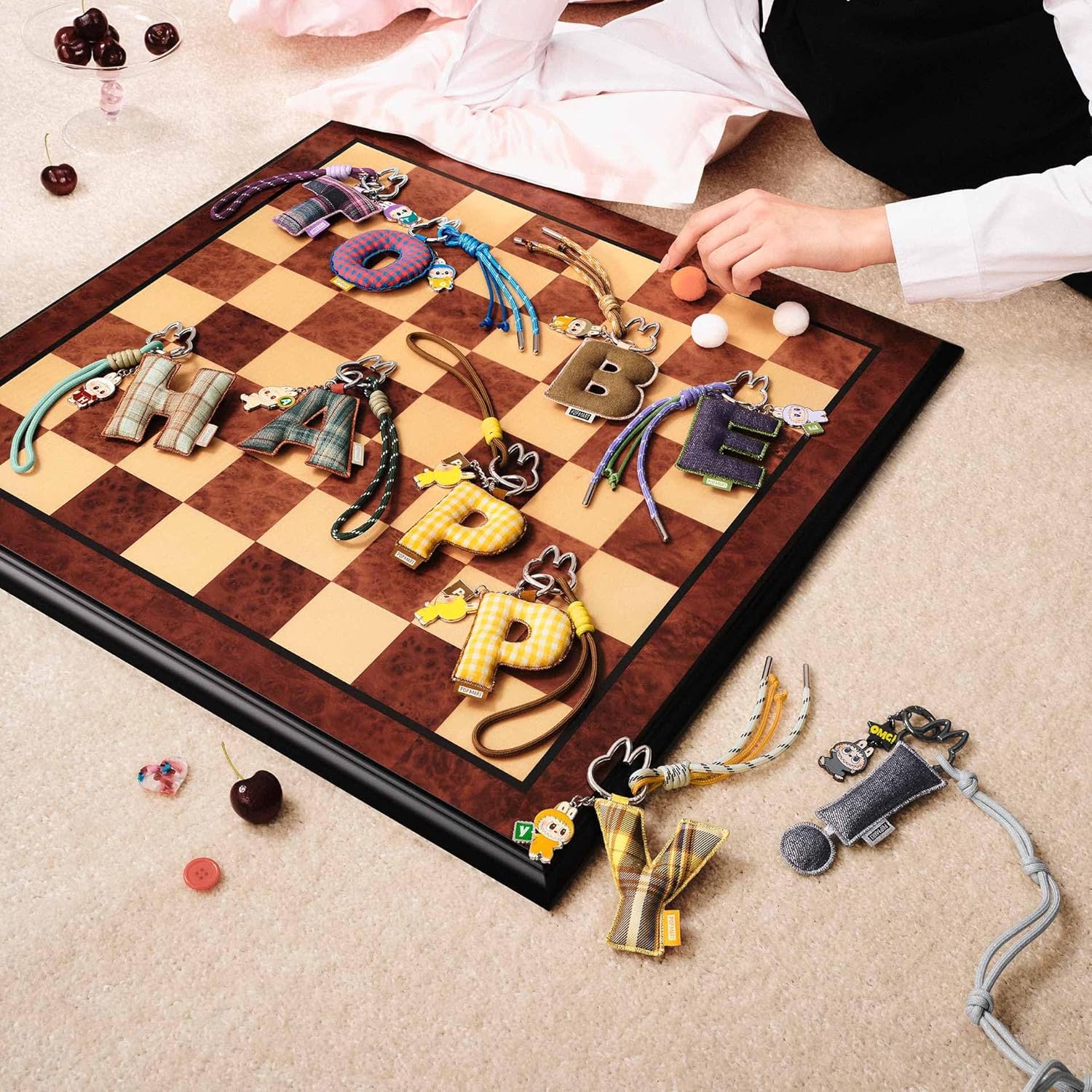 THE MONSTERS Pin for Love Series- Letter Pendant Blind Box (N-Z)