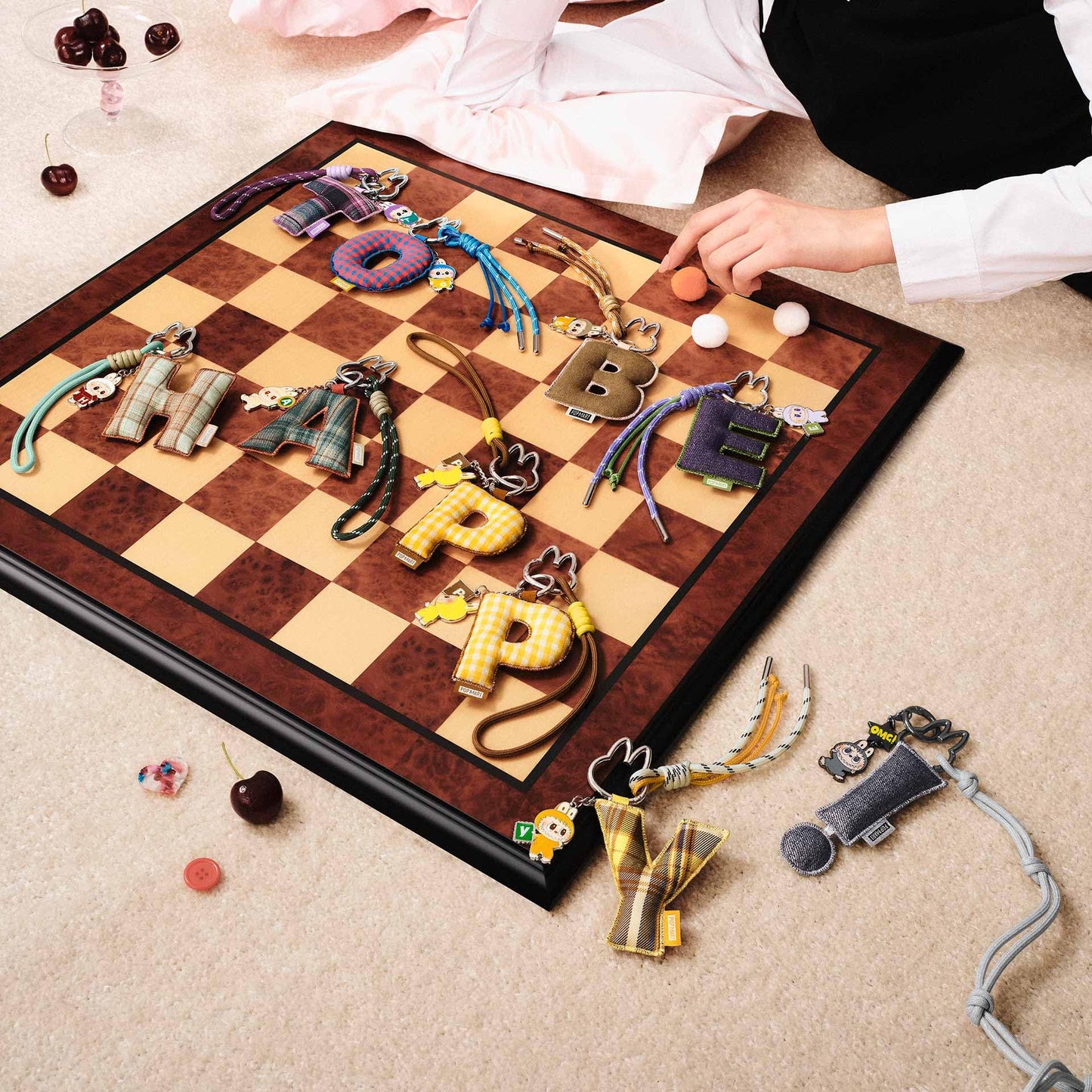 POP MART THE MONSTERS Pin for Love Series- Letter Pendant Blind Box (A-M)