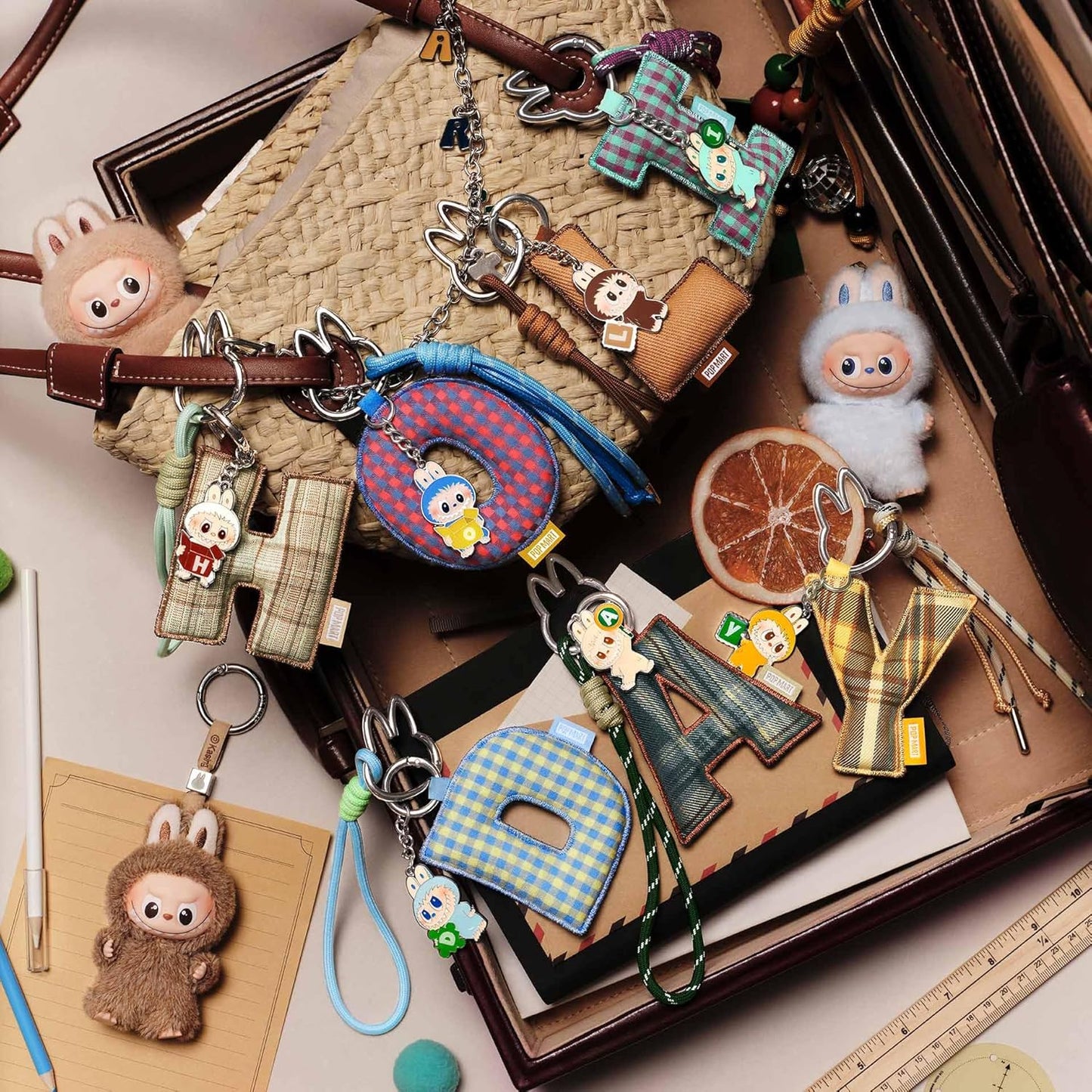 THE MONSTERS Pin for Love Series- Letter Pendant Blind Box (N-Z)