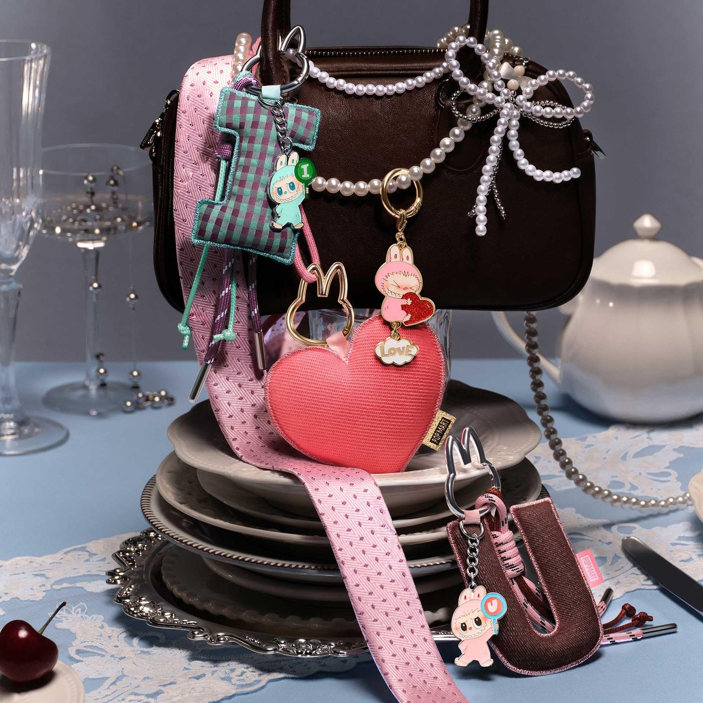 POP MART THE MONSTERS Pin for Love Series- Letter Pendant Blind Box (A-M)