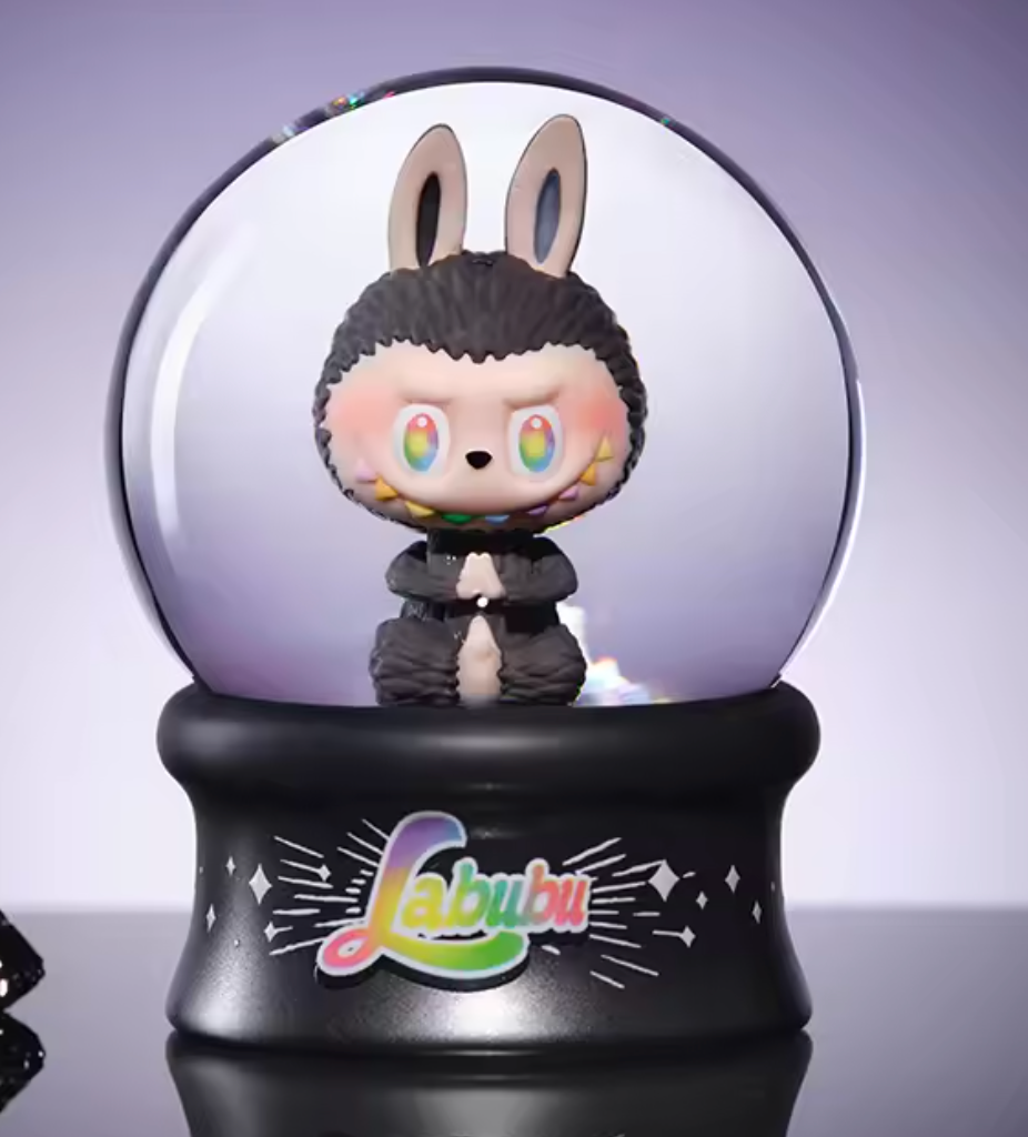 Black Labubu The Monsters Crystal Ball Big Into Energy