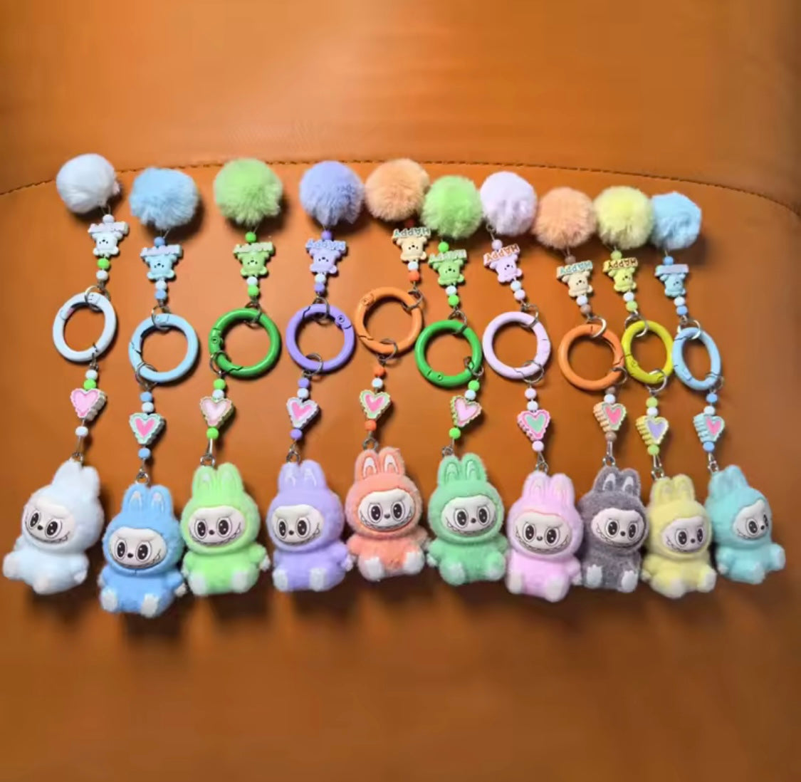 Cute Keychain Cartoon Key Chain for Bag Charms Handbag Purse Backpack Accessories -Gift for Women Girl