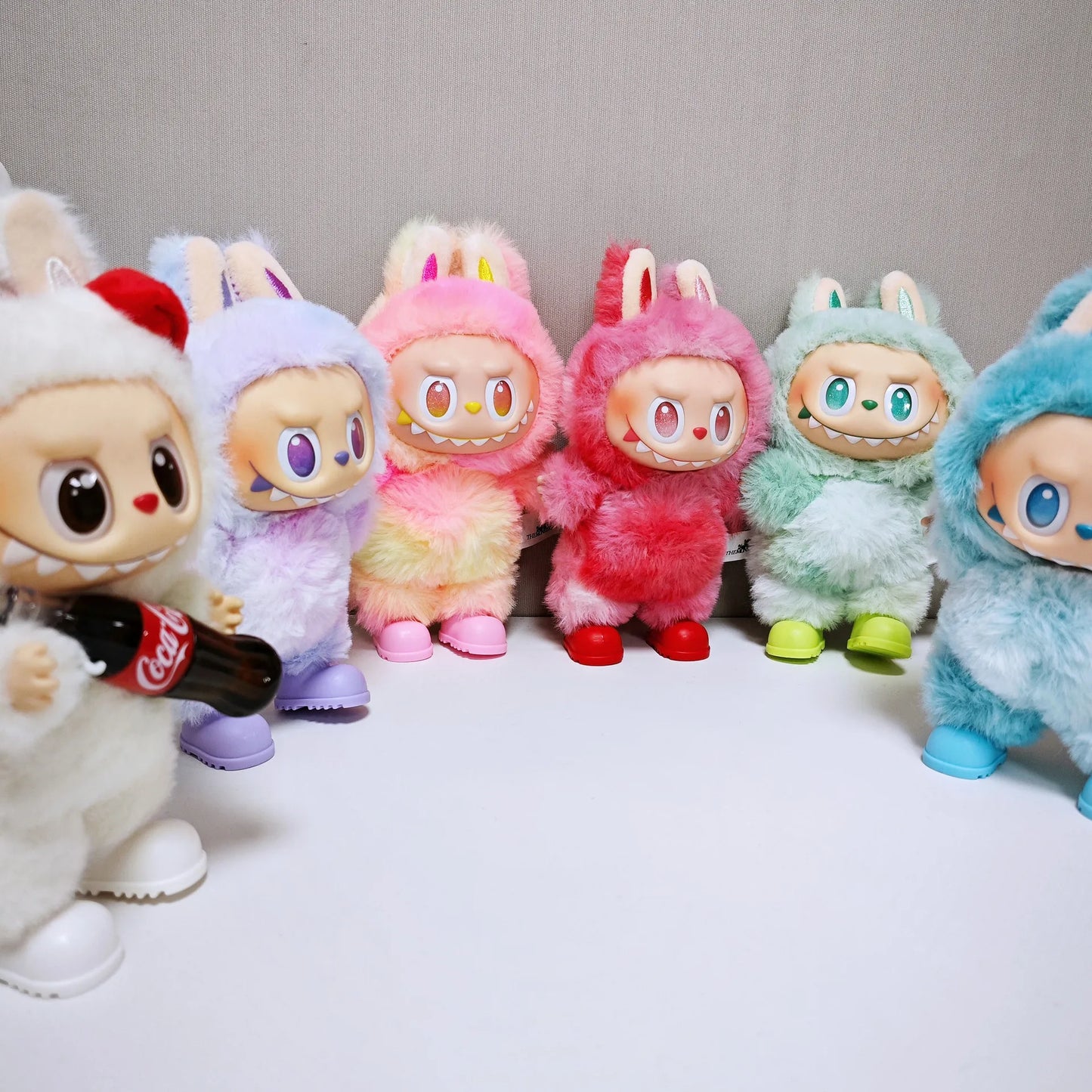 For 17cm Labubu V1 V2 V3 Fashion Color Rain Shoes Raincoat 10cm Cotton Doll Cute Shoes Doll Changing Accessories