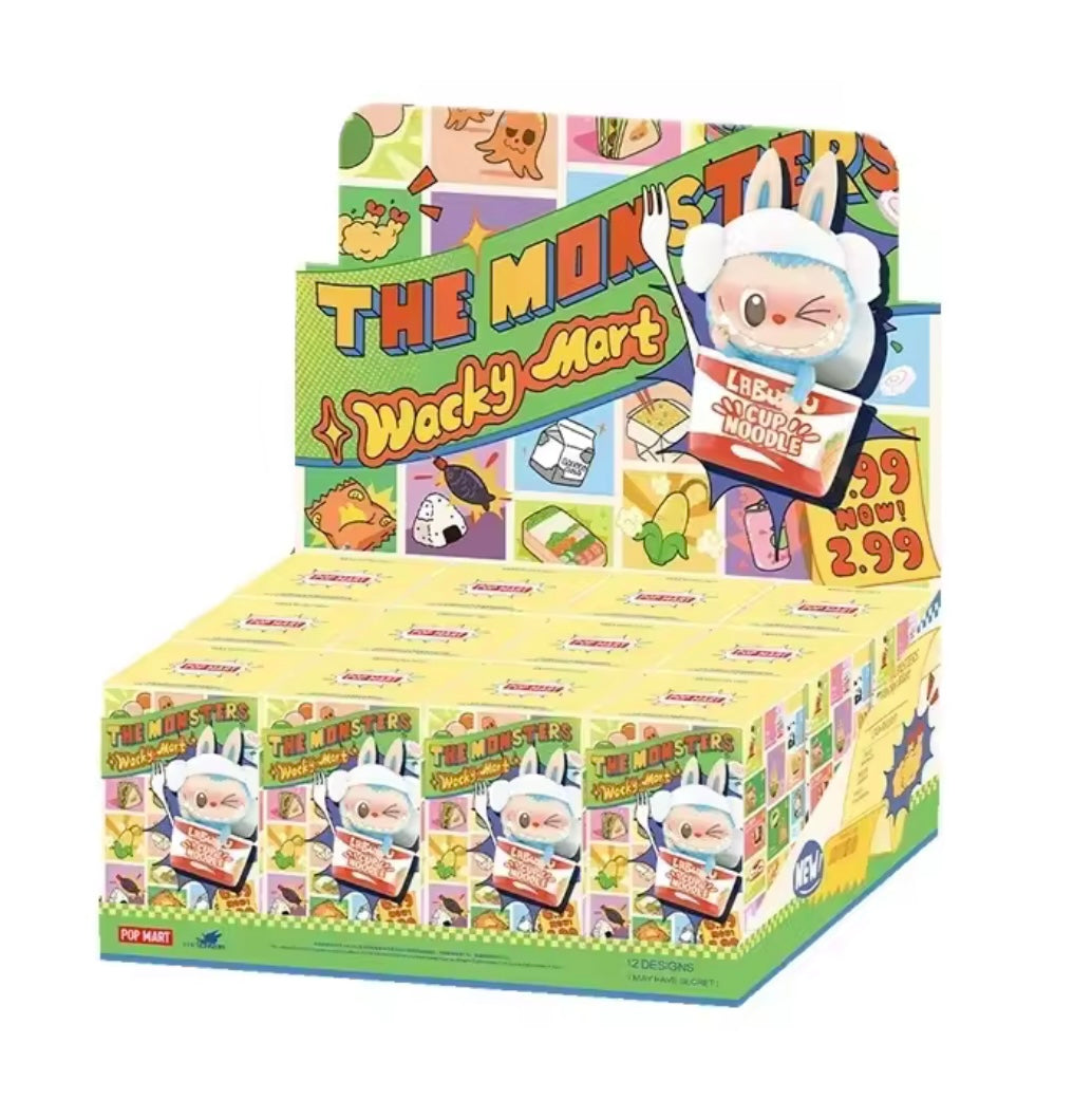 POP MART The Monsters Wacky Mart Series Blind Box Figures, Random Design Action Figures Collectible Toys Home Decorations, Holiday Birthday Gifts for Girls and Boys, Whole Set