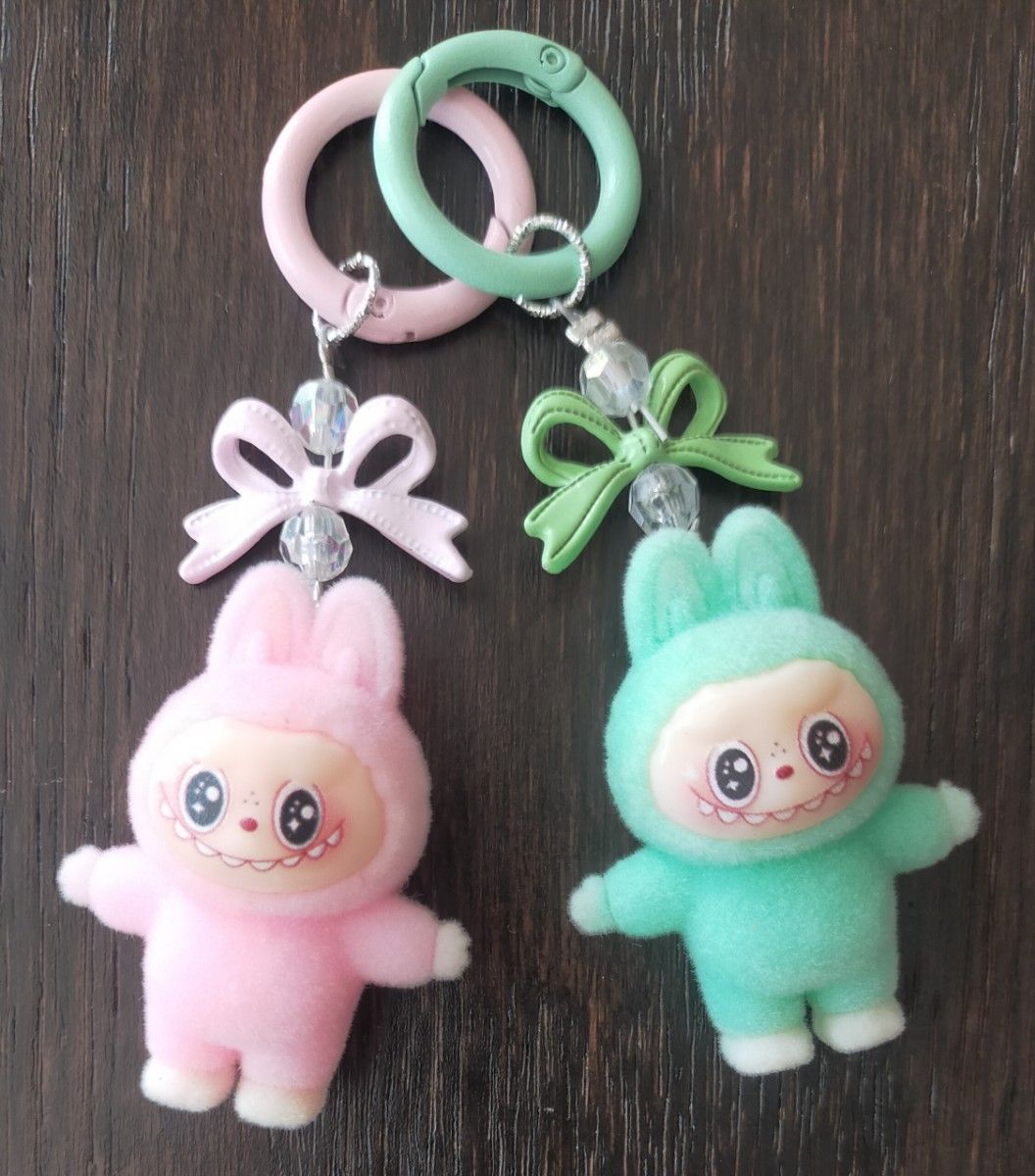 Labubu Keychain | Buy 1 or 4-Pack Cute Plush Bag Charms
