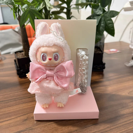 Labubu Pink Mokoko Sweetheart 4th Generation Pop Mart