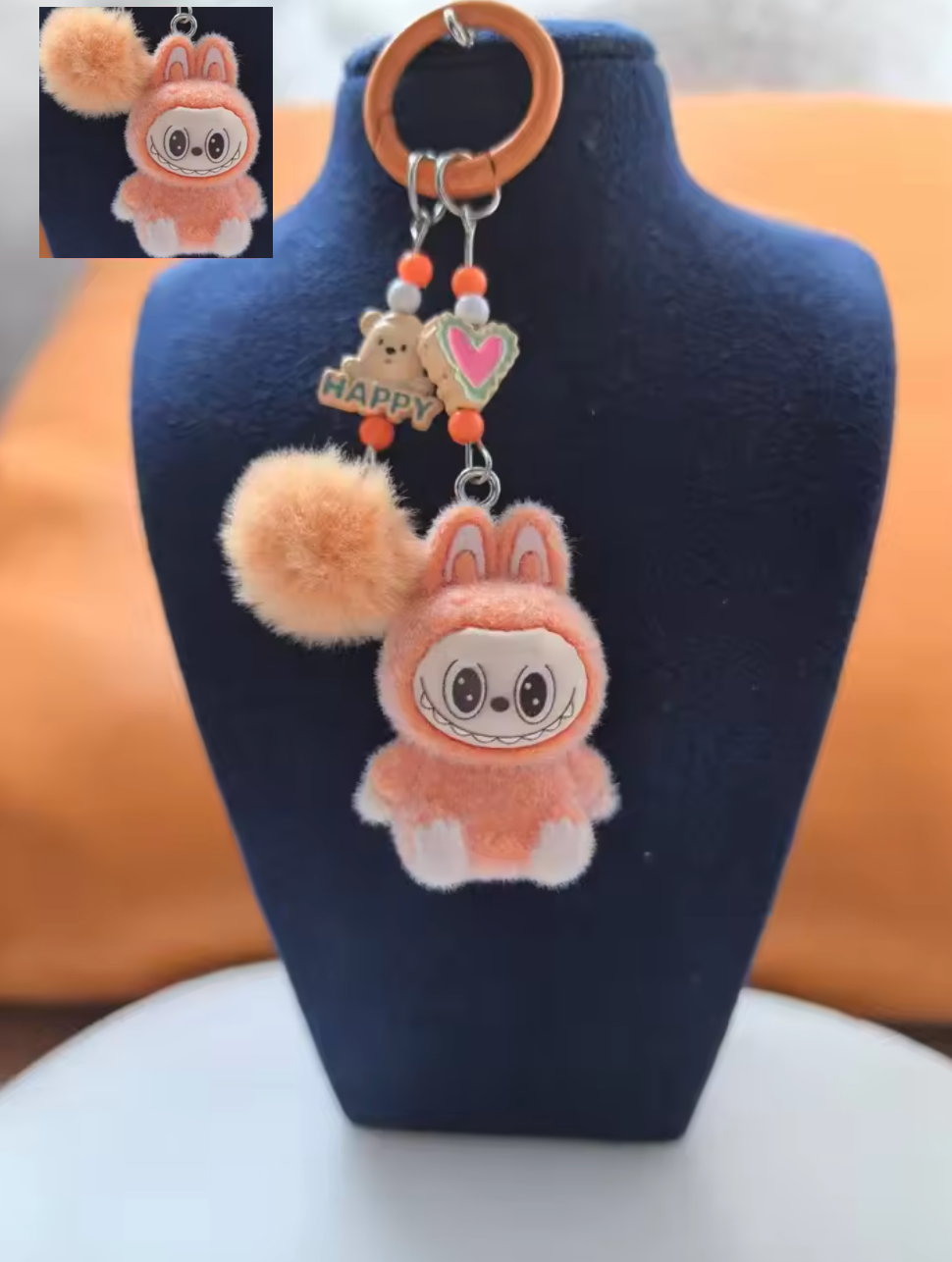 Cute Keychain Cartoon Key Chain for Bag Charms Handbag Purse Backpack Accessories -Gift for Women Girl