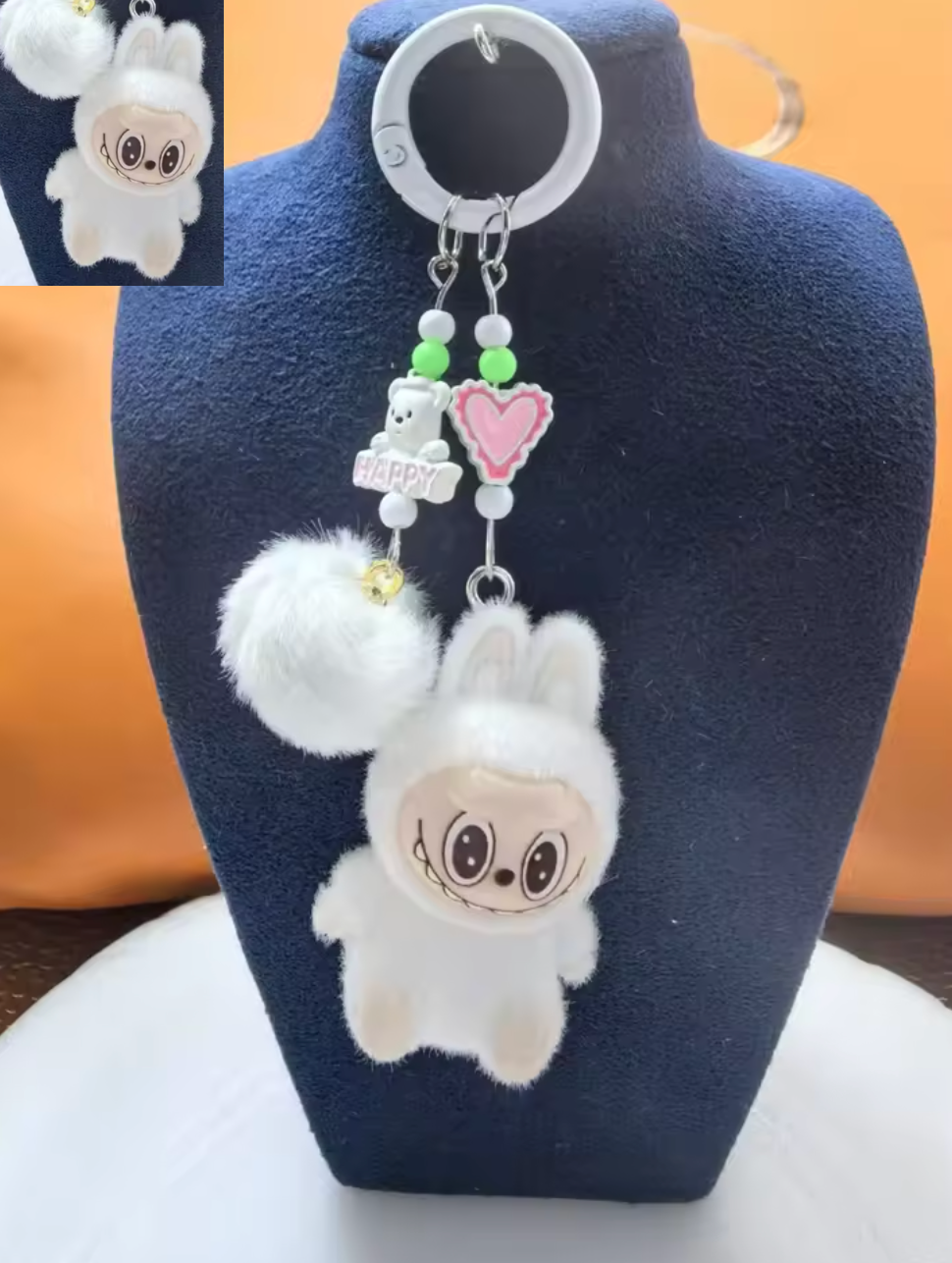 Cute Keychain Cartoon Key Chain for Bag Charms Handbag Purse Backpack Accessories -Gift for Women Girl