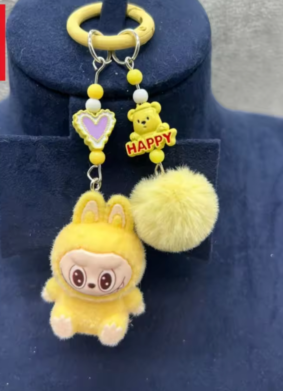 Cute Keychain Cartoon Key Chain for Bag Charms Handbag Purse Backpack Accessories -Gift for Women Girl