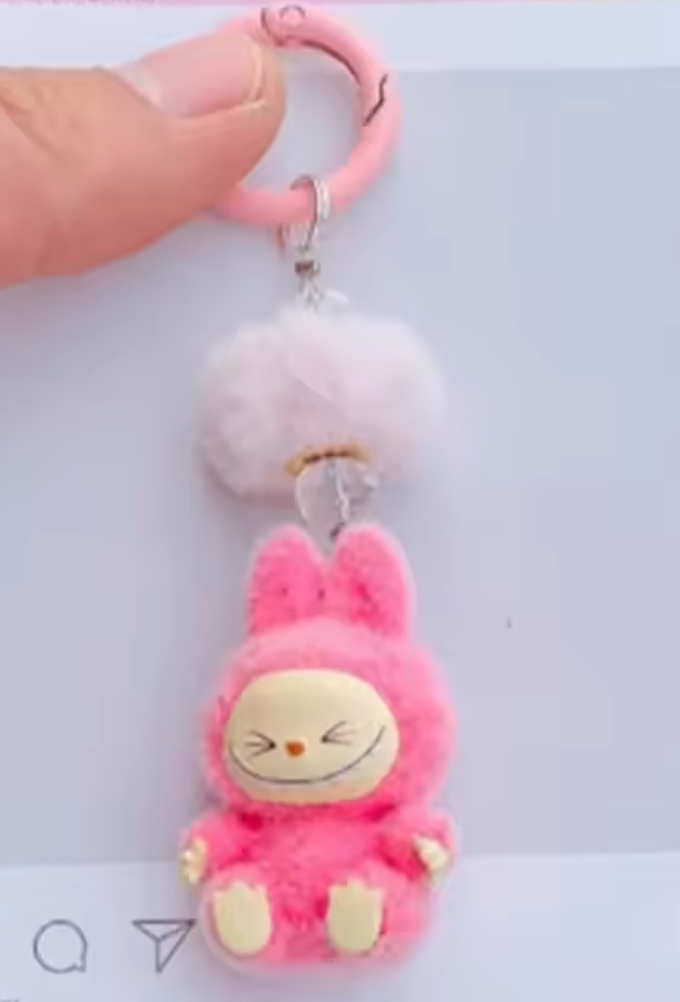 Cute Keychain Cartoon Key Chain for Bag Charms Handbag Purse Backpack Accessories -Gift for Women Girl