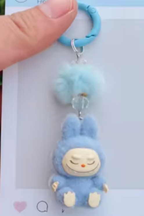 Cute Keychain Cartoon Key Chain for Bag Charms Handbag Purse Backpack Accessories -Gift for Women Girl