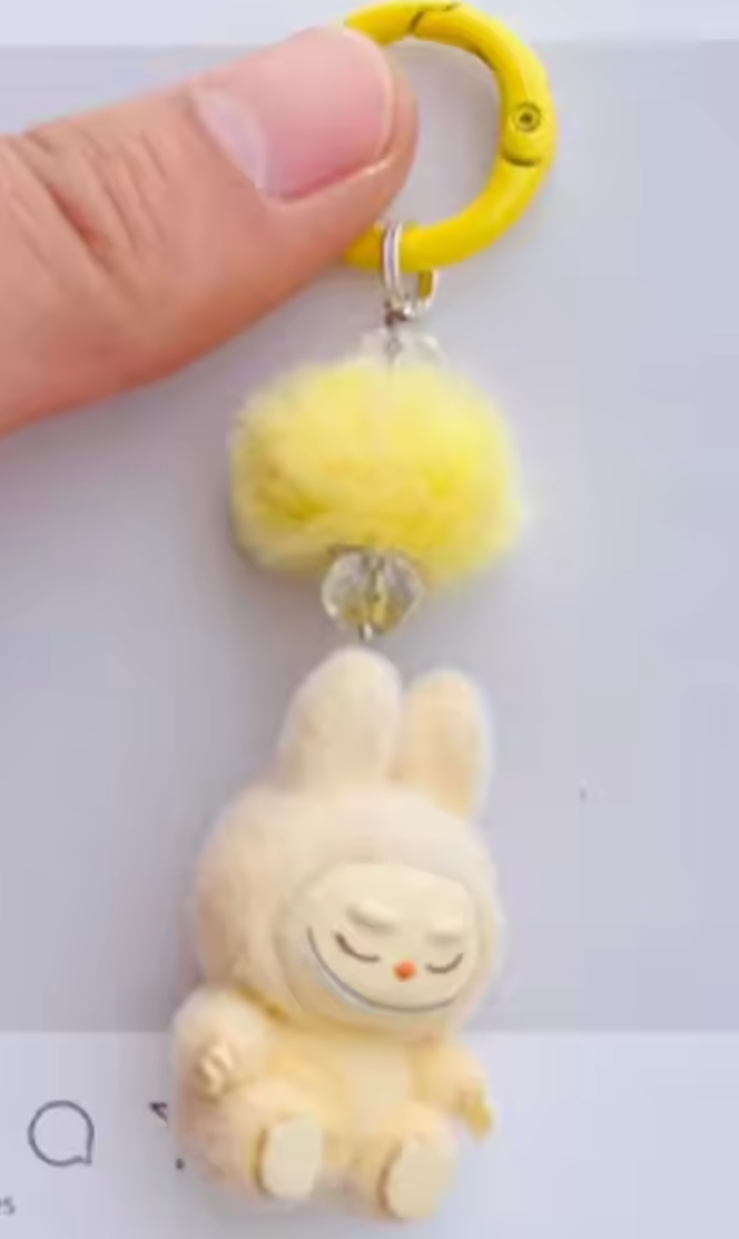 Cute Keychain Cartoon Key Chain for Bag Charms Handbag Purse Backpack Accessories -Gift for Women Girl
