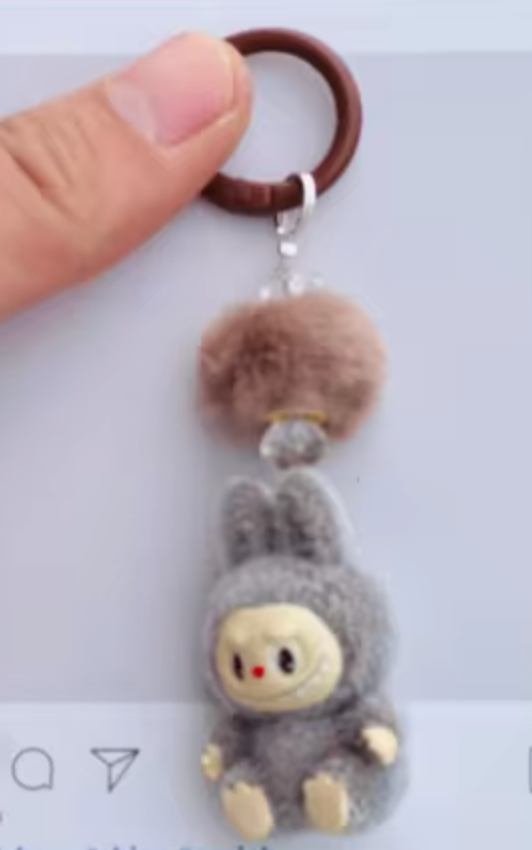 Cute Keychain Cartoon Key Chain for Bag Charms Handbag Purse Backpack Accessories -Gift for Women Girl