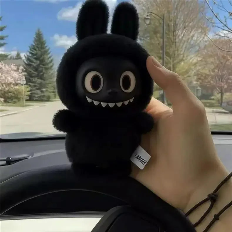 Buy the All Black Labubu Doll from Pop Mart Plush Keychain Premium Limited Edition Rare Version