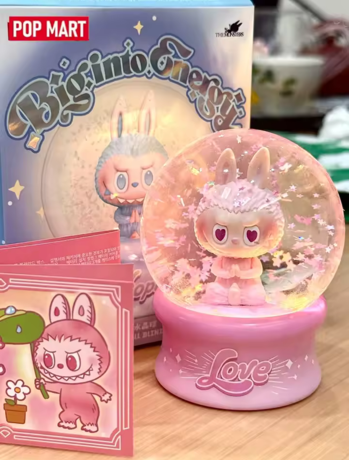 Labubu Crystal Ball blind box from Pop Mart's Big into Energy series