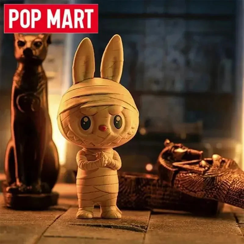 Labubu Monster Carnival Halloween blind box figures from Pop Mart, mummy and ghost designs