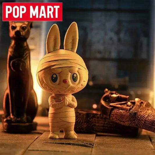 Labubu Monster Carnival Halloween blind box figures from Pop Mart, mummy and ghost designs